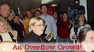 An overflow crowd